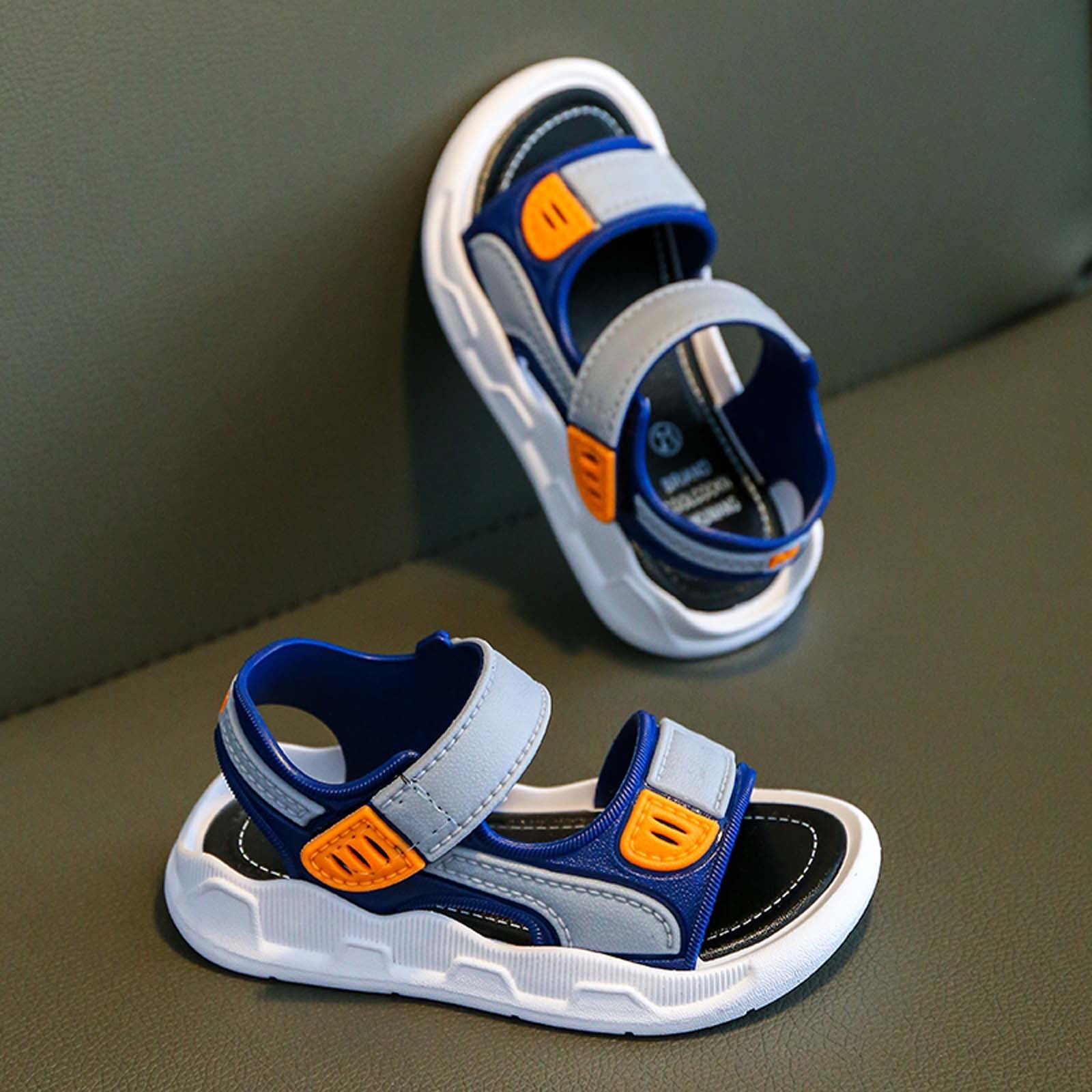 Toddler Sandals Size 5 Boys Youth Sandals Size 2 Kids Sliders New Children  Fashion Summer Boys Sandals Beach Outdoor Kids Buckle Non Slip Flat Baby  Girl Boys Shoes Boys Size Boys Hiking